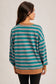 Color Contrast Stripe Sweatshirt