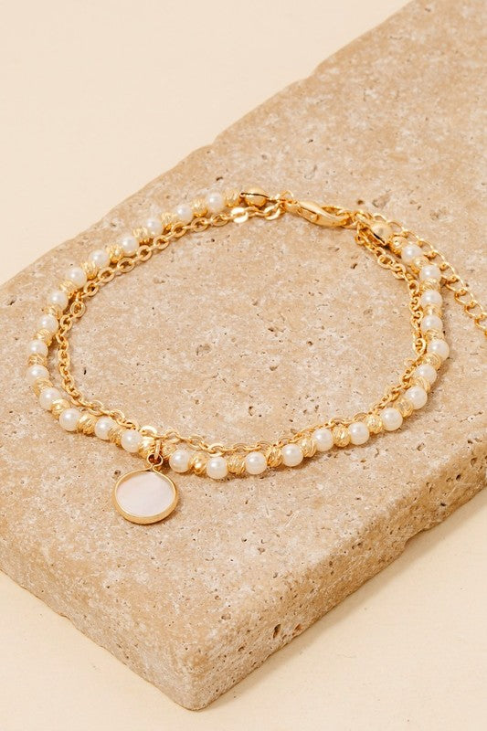 Coin Charm Bracelet