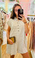 Sleeveless Polo Stripe Romper