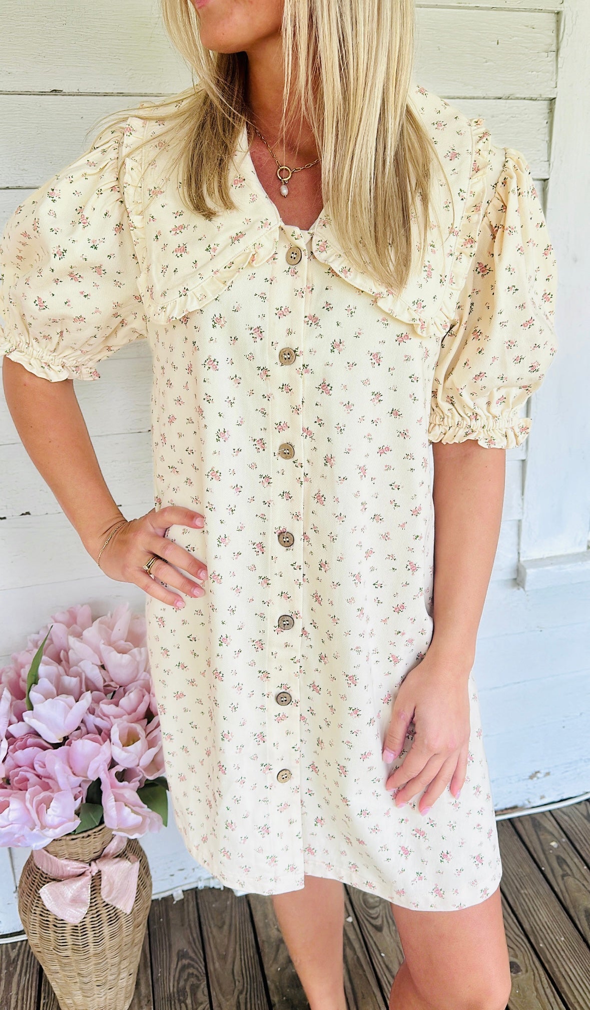 Honey Floral Mini Dress