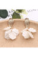 Crack Temperament Flower Earrings