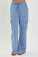 RISEN High Rise Cargo Sweatpants