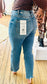 Risen High Rise-Crop Straight Jeans