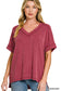 Raised Rib Short Sleeve