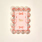 The Darling Effect- Rectangle Scalloped Acrylic Frame