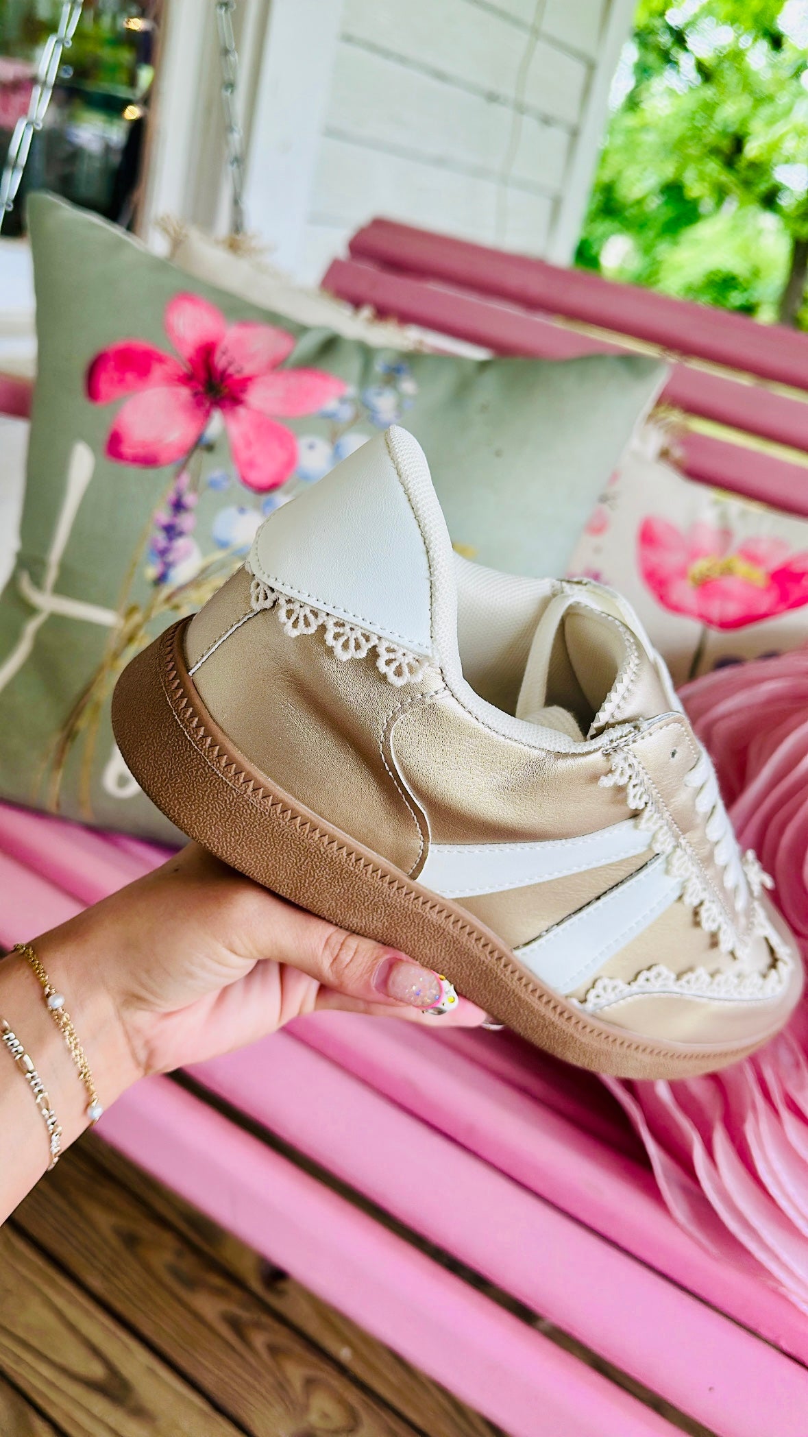 Simply Southern Gold Rush Sneaker