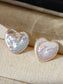 Pearl Heart Stud