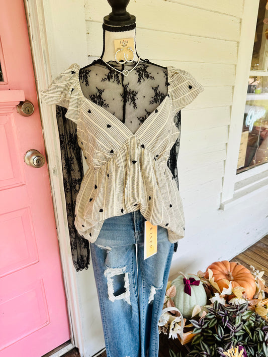 Black Heart Top