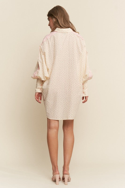 Cream Blossom Shirt