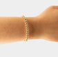 Beaded Blondes-5mm Gold Bracelet