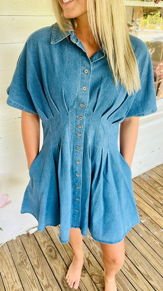Saddle Up Sweetheart Mini Dress