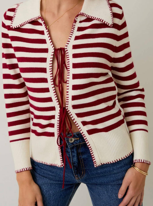 Peter Pan Collar Cardigan