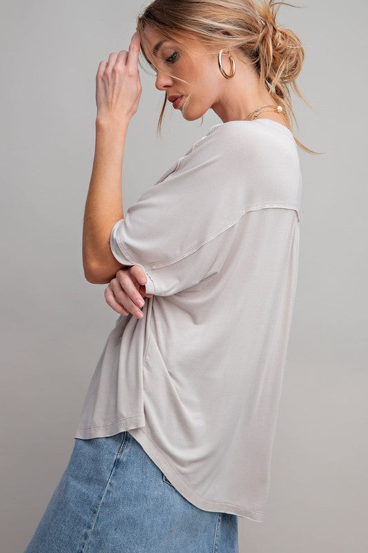 Rayon Span Knit Tunic