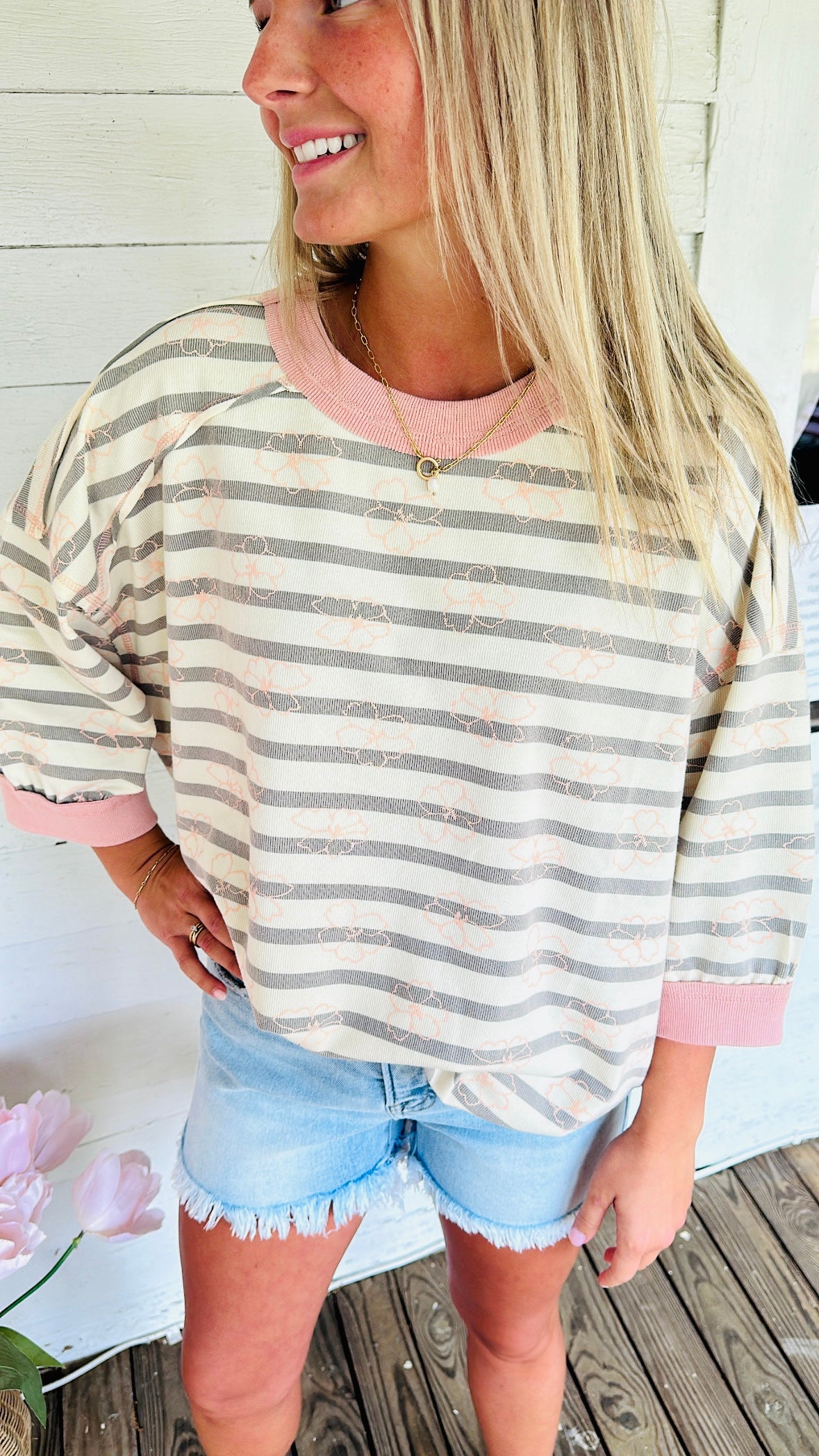 Blush Horizon Top