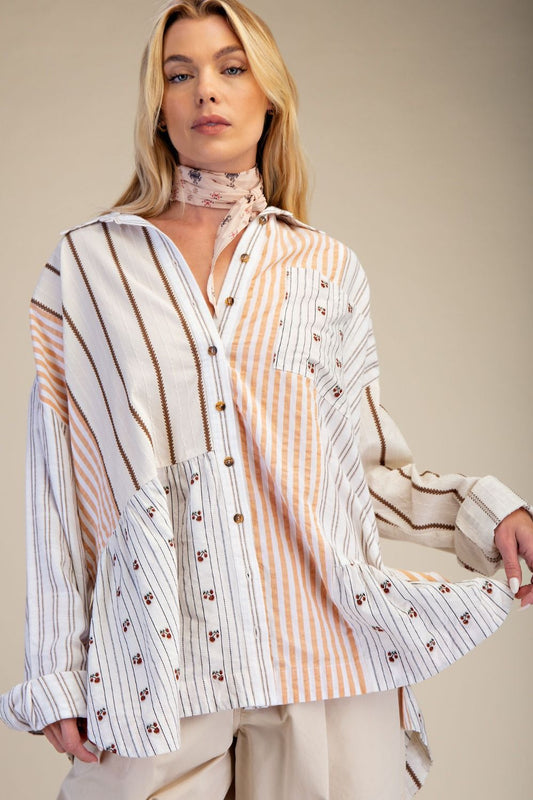 Styled & Stitched Button Up