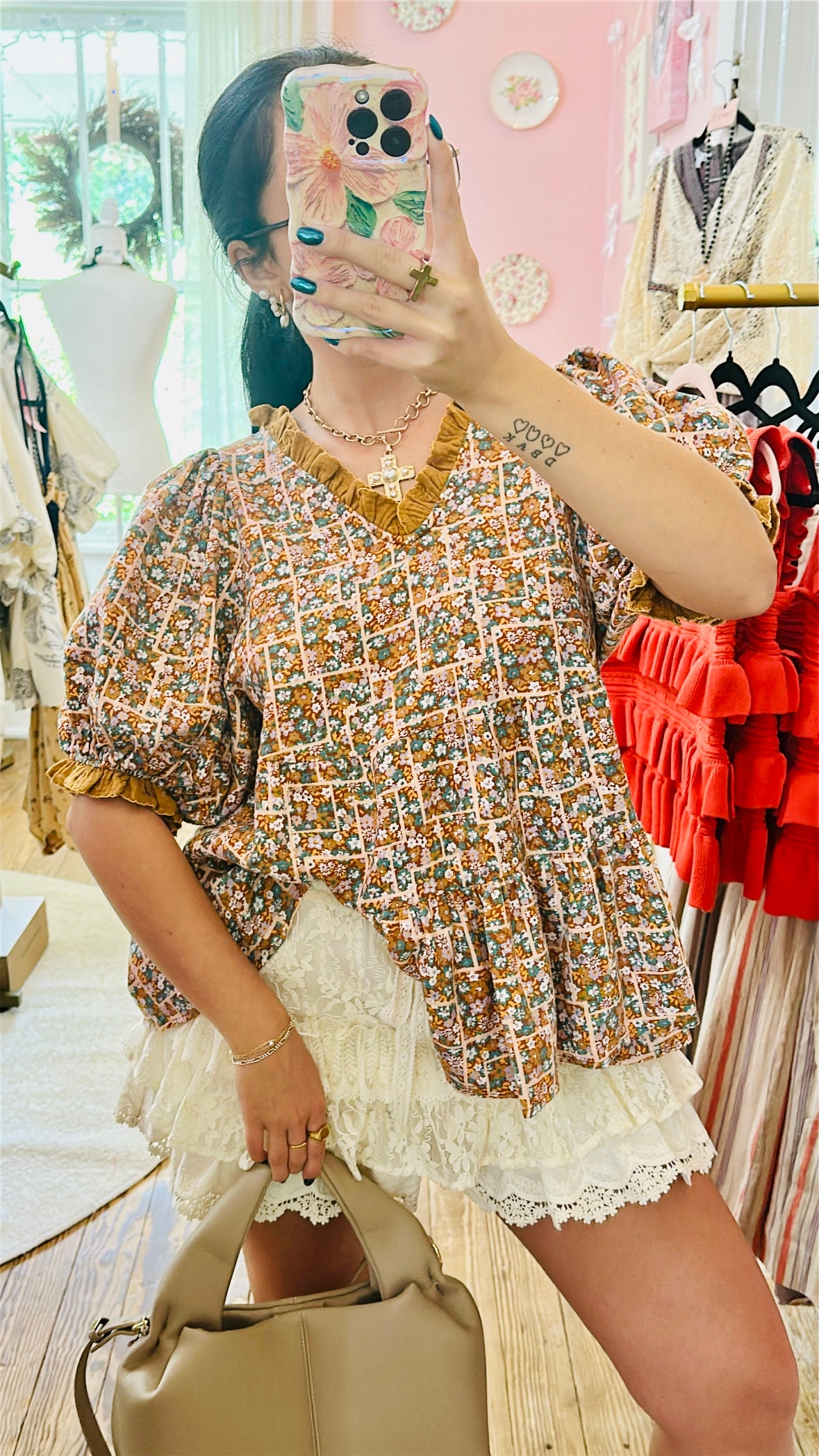 Autumn Mosaic Top