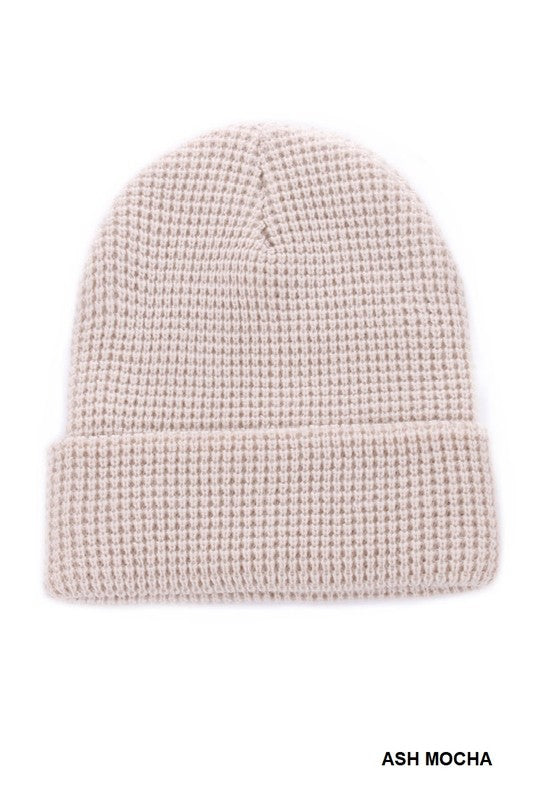 Waffle Knit Beanie