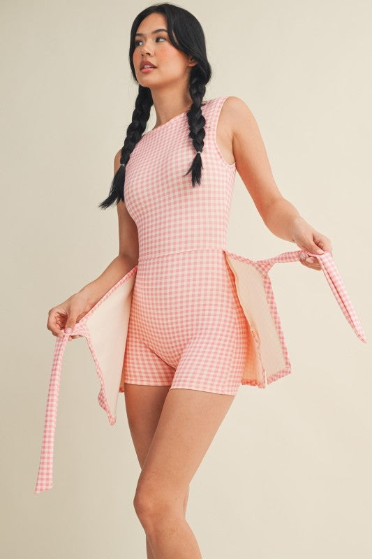 Sporty Gingham Dress