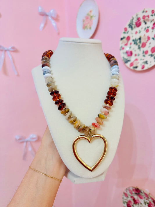 Heart Statement Necklace