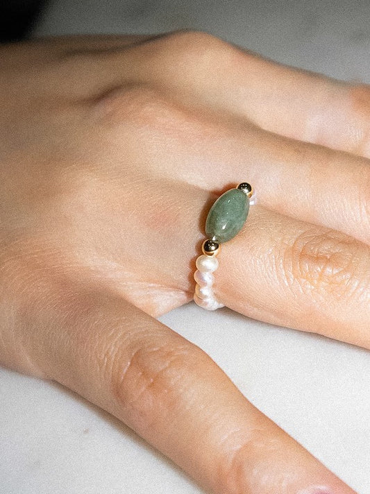 Green Stone Ring