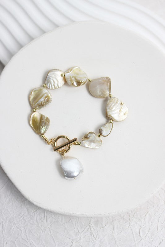 Natural Shell Charm Bracelet
