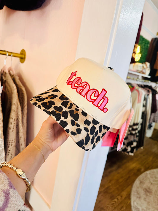 Teach Trucker Hat