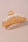 Metal Flower Claw Clip