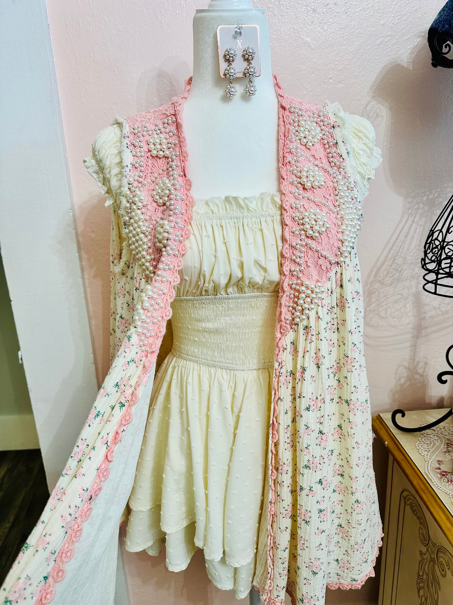 Dotted Flowy Romper