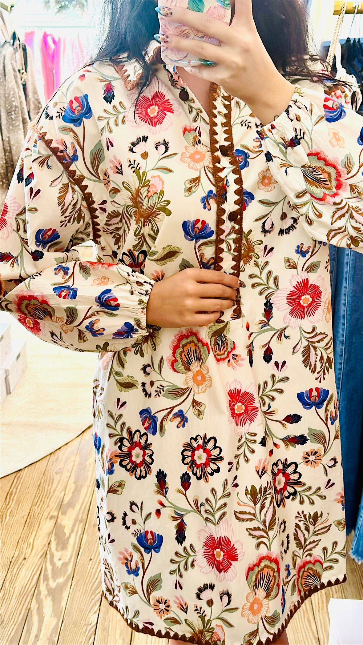 Petals & Poetry Mini Dress