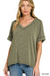Raised Rib Short Sleeve