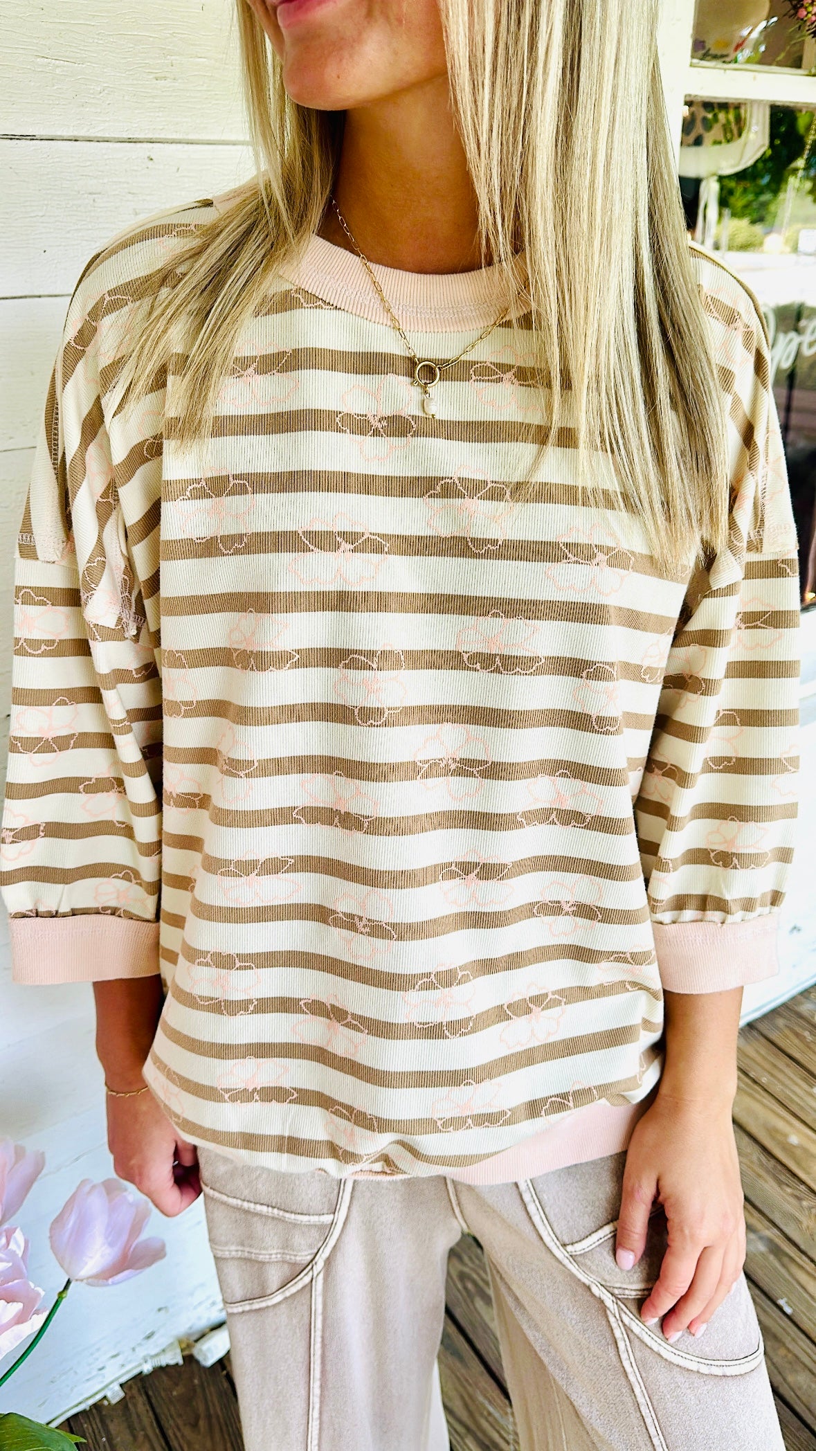 Blush Horizon Top
