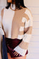 Color Block Mock Sweater