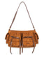 Simply Southern Brown Sued Bag