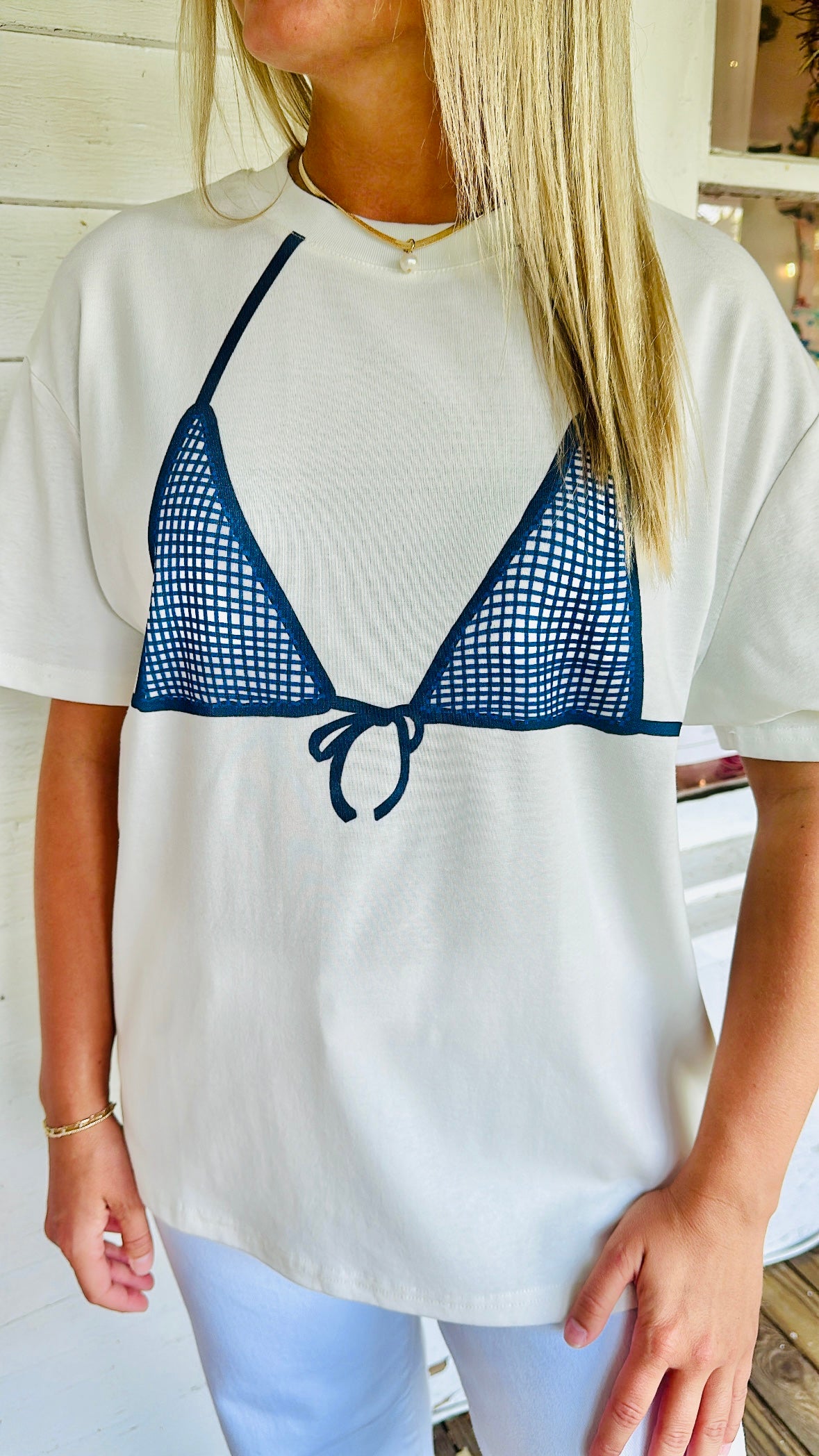 Bikini Printed Oversize Tee