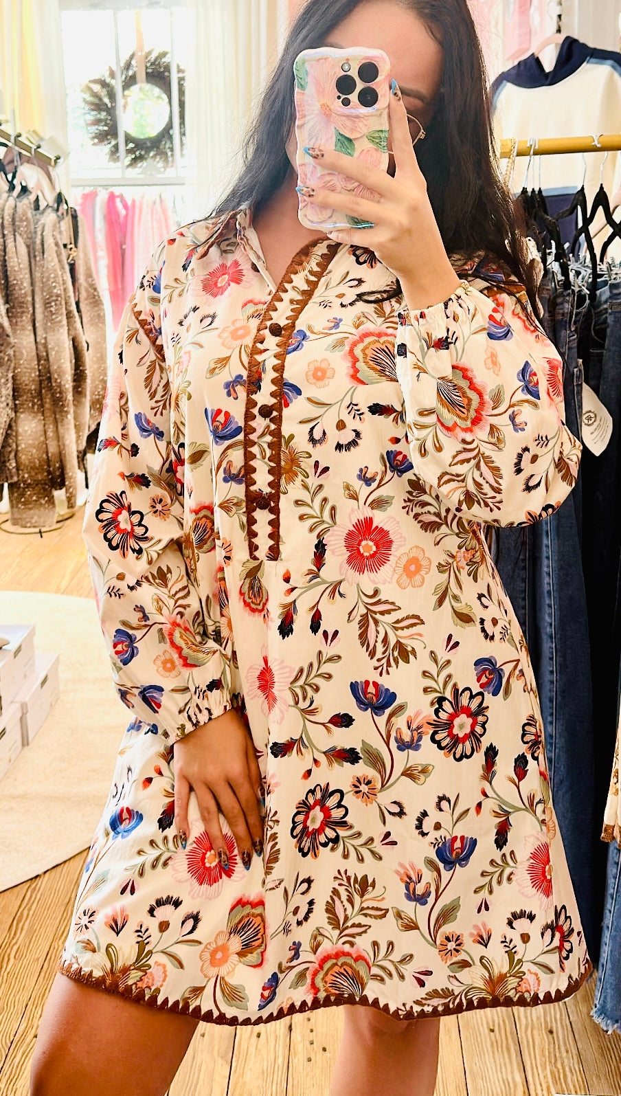 Petals & Poetry Mini Dress