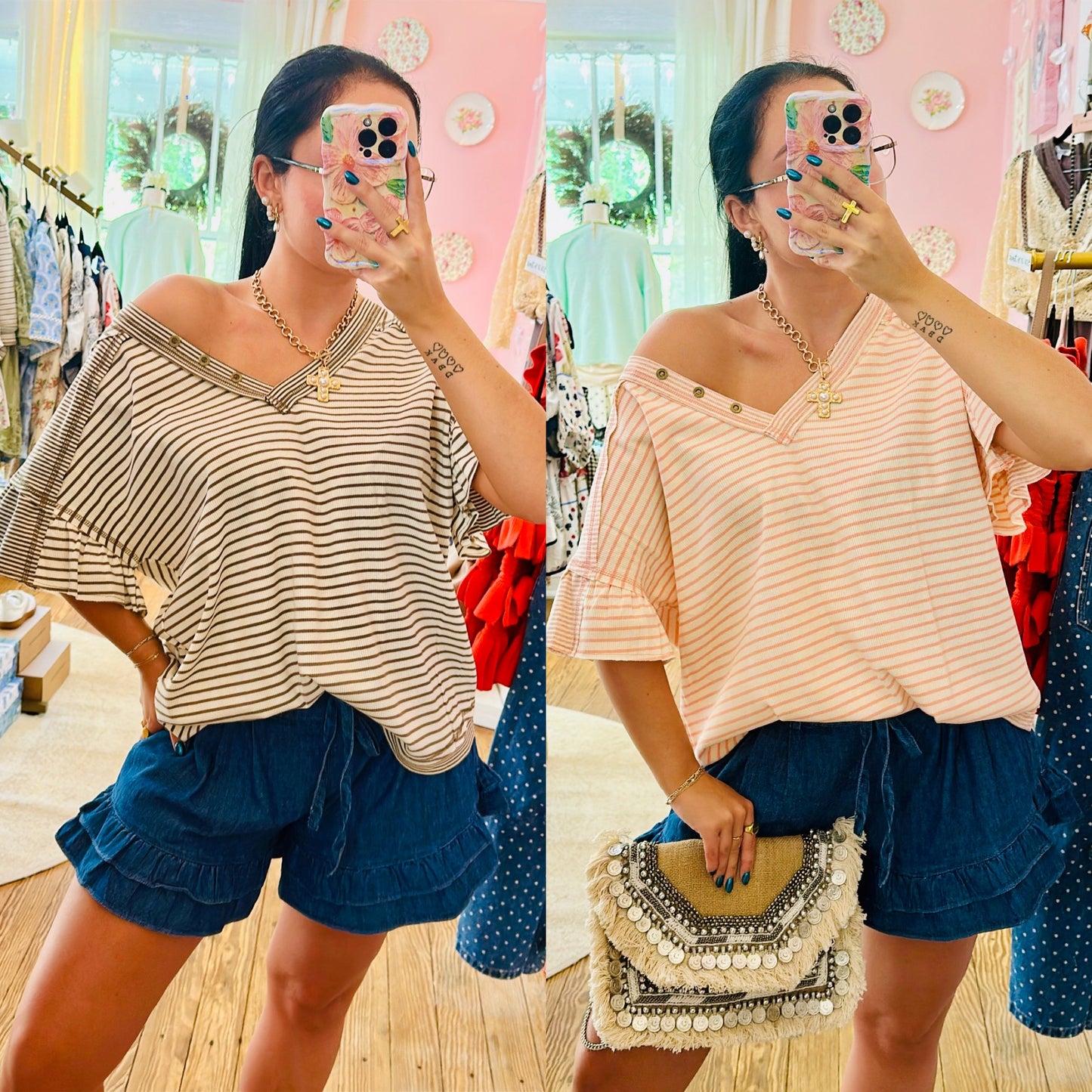 The Hadley Flutter Sleeve Top
