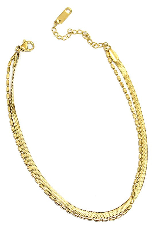 Layered Anklet