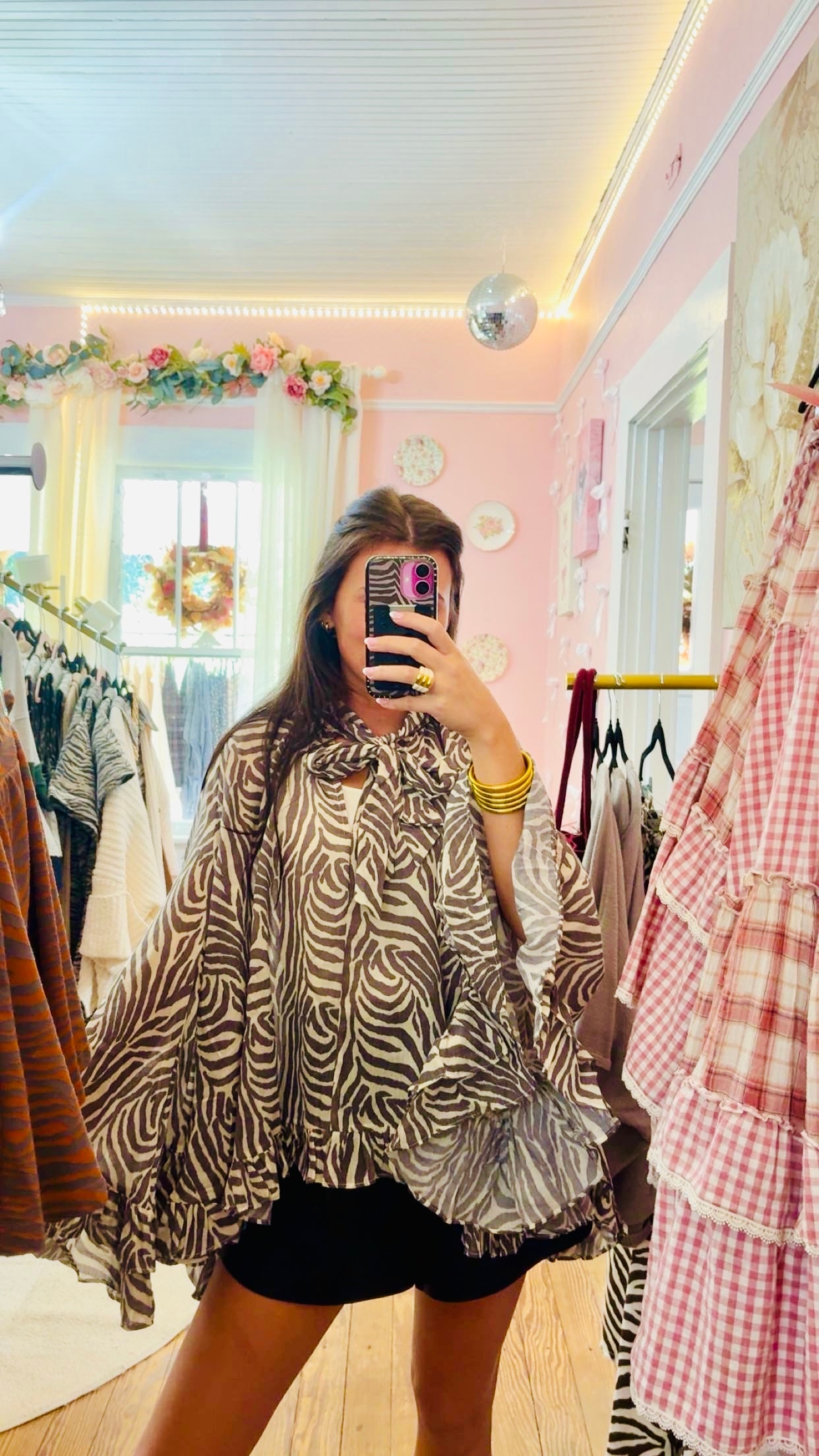 Zebra Breeze Blouse