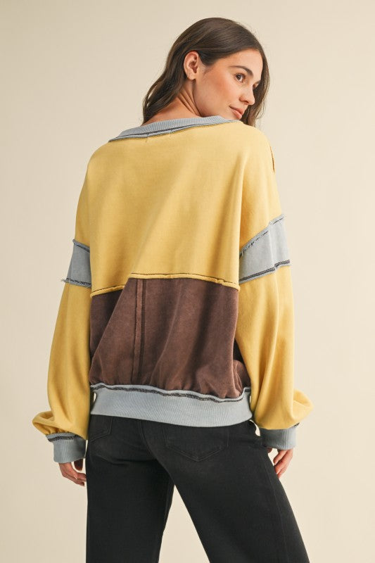Brown Multi Sweatshirt