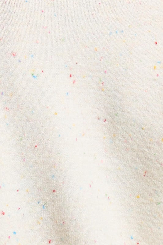 Speckled Button Down Cardigan