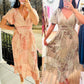 Blushing Meadow Midi Dress