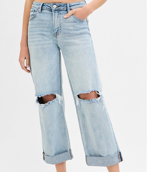 Boyfriend Cuff Jeans