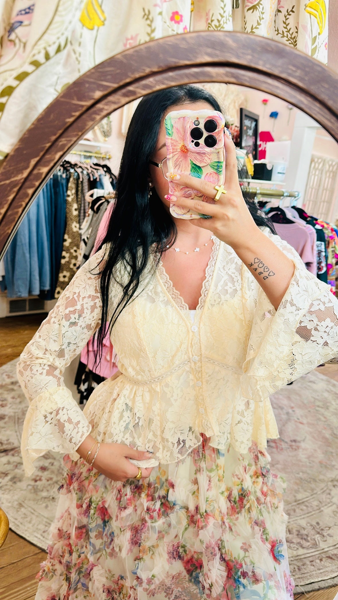 Gracefully Yours Lace Top