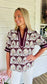 Burgundy Belle Blouse