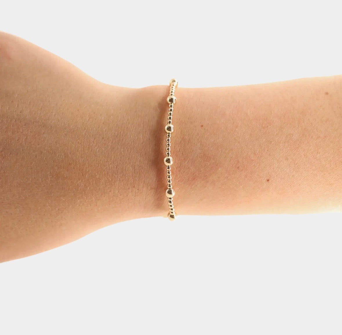 Beaded Blondes- June Gold Bracelet