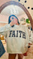 Polka Dot “Faith” Mock Neck