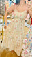 Roses & Ribbons Midi Dress
