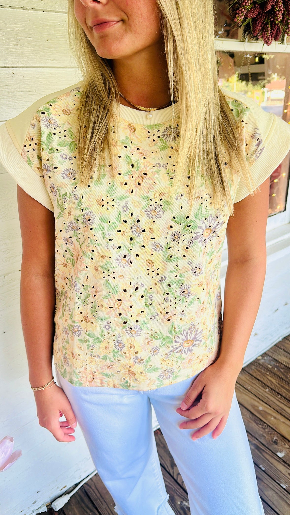 Floral Muscle Top