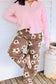 Coco Brown Floral Pants