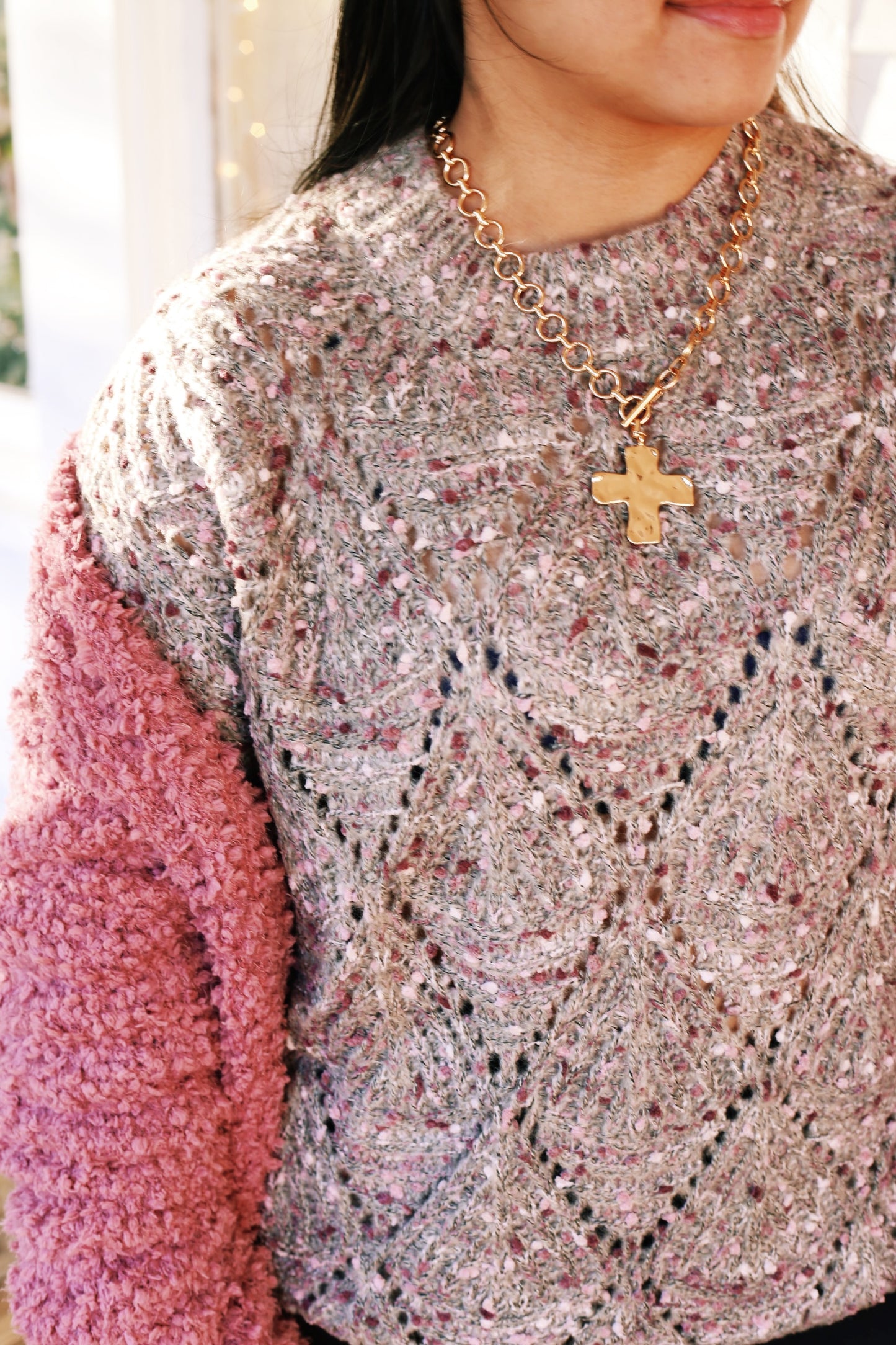 Colorfully Speckled Sweater
